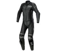 Mono de Cuero Alpinestars Stella GP Plus 2 piezas Negro/Gris Metálico50 largo Negro,Gris Metálico