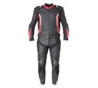 GMS-Moto GR-1, traje de cuero 2pcs. 56 male Negro/Rojo/Blanco