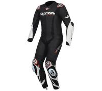 Ixon Vortex 3 Traje de cuero de moto de 1 pieza, negro-blanco, tamaño 3XL