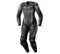 RST TracTech Evo 5, traje de cuero 1pcs. perforado mujeres L female Negro/Gris/Violeta