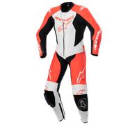 Alpinestars Gp Plus V2, traje de cuero 1pcs. niños 120 male Rojo Neón/Blanco/Negro