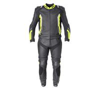 Mono De Cuero Para Moto GMS GR-1 Negro/Amarillo/Blanco50 Negro,Amarillo,Blanco
