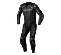 RST S-1, traje de cuero 1pcs. 3XL male Negro/Gris/Verde Neón