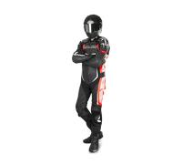 Spidi Track Wind Pro, 1pcs de traje de cuero. 48 male Negro/Rojo/Blanco