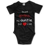 Mono de escalada de manga corta para beb Pengshiliu ""No estoy malcriada, mi t a"", color negro, de 0 a 6 meses