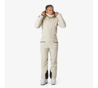 Mono de esquí y snowboard cálido e impermeable mujer, SUIT 500 beige 40