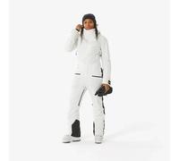 Mono de esquí y snowboard cálido e impermeable mujer, SUIT 500 blanco 42