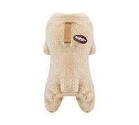 Mono de forro polar cálido para perro con agujero para correa, ropa suave y transpirable para perros pequeños, varios colores y tamaños, ropa cómoda para perros para uso diario y fiestas