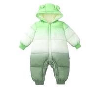 Mono de invierno para bebé Traje nieve forro polar recién nacido una Pieza Cálido Body Manga Larga Grueso y con Capucha Regalo 0-18 meses Baby Romper