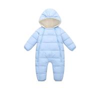Mono de Invierno para bebés, niños y niñas, Forro Polar Grueso y Capucha, Ropa de Juego cálida, Cierre de Cremallera, Patucos Plegables, Ideal para Nieve y frío Extremo.