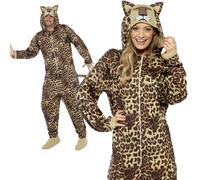Mono De Leopardo Para Adultos Disfraz De Animal Unisex Gato