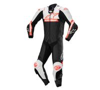 Mono de moto Alpinestars Missile 2 Ward Negro-Blanco-Rojo Flúor 50