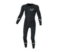 Macna Base Layer Summer Traje funcional de una pieza, negro-gris, tamaño 2XL 3XL para Hombres