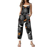 Mono de mujer con estampado digital 3D, tirantes sueltos, informal, para fiesta, Halloween, cosplay, vacaciones, casa, oficina, verano, otoño, tejido ligero y cómodo