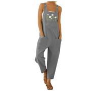 Mono de mujer de verano, Jumpsuit para mujer, elegante sin mangas, peto curvado, tallas grandes, mono de un hombro, deportivo, pierna ancha, mono de verano de una pieza y mono entero para playa y