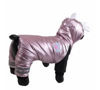 Mono de nieve para perros "Pink Star Ratoncito" de GogiPet, rosa