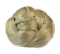 Moño de Pelo 1 paquete de extensiones de cabello de cola de caballo de moño de pelo sintético, moño de rosquilla, moño trenzado elaborado, pinza de peluca, moño de pelo Extensiones De Cabello Pieza De
