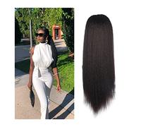 Moño de Pelo 1 paquete de extensor de cola de caballo rizado recto largo sintético con moño de horquilla con cordón for pelucas de mujeres negras Pieza de Pelo de Moño Desordenado (Color : 03, Size
