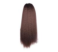 Moño de Pelo 1 paquete de extensor de cola de caballo rizado recto largo sintético con moño de horquilla con cordón for pelucas de mujeres negras Pieza de Pelo de Moño Desordenado (Color : 07, Size