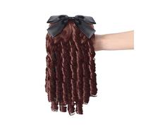 Moño de pelo 1 paquete de peluca de mujer, peine de pelo de cola de caballo Retro, peluca de nudo de lazo, extensiones de cola de caballo de pelo rizado de palacio, moño de peluca Pieza de moño para e