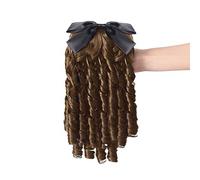 Moño de Pelo 1 paquete de peluca de mujer, peine de pelo de cola de caballo Retro, peluca de nudo de lazo, extensiones de cola de caballo de pelo rizado de palacio, moño de peluca Pieza de Pelo de Moñ