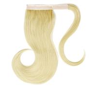 Moño de pelo 18 pulgadas estiramiento sintético envoltura cola de caballo peine cola de caballo extensiones de cabello liso moño for mujeres Pieza de moño para el cabello(M22-613)