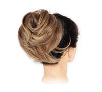 Moño de pelo Accesorios Scrunchie elástico for mujeres extensión de cola de caballo de moño de pelo desordenado, postizo sintético recto extensiones de moño de cola de caballo cortas Piezas de moño pa