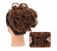 Moño de pelo Clip en cola de caballo, postizo de moño rizado for mujeres de boda, moño desordenado, pieza de cabello, moño de cabello sintético desordenado, extensión de cola de caballo, peines Updo P