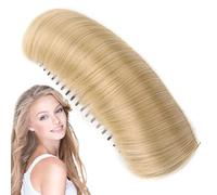 Moño de pelo_esponjoso invisible,2 protuberancias de cabello para inserción de volumen, clips de cabello de volumen, clip de protuberancia de cabello natural para volumen bricolaje aumentar el cabello