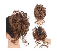 Moño de pelo Extensión Clip de garra desordenada Moño de pelo Moño Peluca rizada Moño ondulado rizado sintético Garra de pelo en moño Moño desordenado Extensiones de cabello for mujeres Piezas de moño