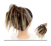 Moño de Pelo Extensiones de cabello con cola de caballo y moño desordenado con banda de goma elástica, moño esponjoso sintético, peluca for mujer, moño for el cabello Pieza de Pelo de Moño Desordenado