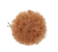 Moño de pelo Extensiones de cabello de cola de caballo rizadas y rizadas for mujeres negras, moño de pelo Afro, accesorios de moño, extensión de cola de caballo con cordón corto sintético Piezas de mo