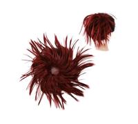 Moño de pelo Extensiones de moño de pelo sintético for mujer, coleteros elásticos y rizados desordenados, moño sintético, Donut, Updo Pieza de pelo de moño para mujer(Q17-101)