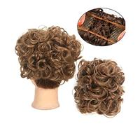Moño De Pelo Falso Moño sintético for mujer, accesorio for el cabello, extensiones de cola de caballo, rizos, moño desordenado, moño con cordón, peine for el cabello, moño for el cabello Accesorios Pa