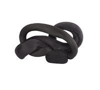 Moño de pelo Hanfu antiguo disfraz Cosplay moño de pelo princesa moño de pelo peluca de Cosplay for mujeres chino antiguo tradicional negro trenzas de pelo moño sintético Piezas de moño para mujer (C