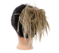 Moño de pelo Moño con banda elástica Moño sintético Postizo instantáneo Moño desordenado Piezas de cabello Extensión de cabello for mujeres Cabello despeinado Updo Rizado ondulado Scrunchie Pieza de p