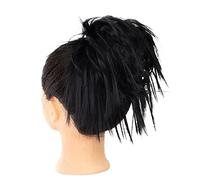 Moño de pelo Moño con banda elástica Moño sintético Postizo instantáneo Moño desordenado Piezas de cabello Extensión de cabello for mujeres Cabello despeinado Updo Rizado ondulado Scrunchie Piezas de