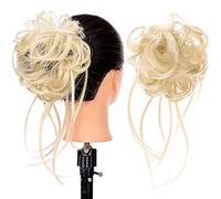 Moño de Pelo Moño de pelo sintético con peine elástico, moño desordenado, rizos, moño for el pelo, peluca for mujer, extensiones de cabello, accesorios for el cabello Extensiones De Cabello Pieza De C