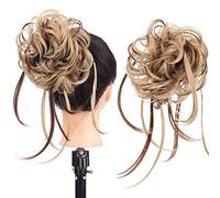 Moño de Pelo Moño de pelo sintético con peine elástico, moño desordenado, rizos, moño for el pelo, peluca for mujer, extensiones de cabello, accesorios for el cabello Pieza de Pelo de Moño Desordenado