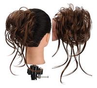 Moño de Pelo Moño de pelo sintético con peine elástico, moño desordenado, rizos, moño for el pelo, peluca for mujer, extensiones de cabello, accesorios for el cabello Extensiones De Cabello Pieza De C
