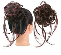 Moño de pelo Moño de pelo sintético con peine elástico, moño desordenado, rizos, moño for el pelo, peluca for mujer, extensiones de cabello, accesorios for el cabello Pieza de moño para el cabello(SW2