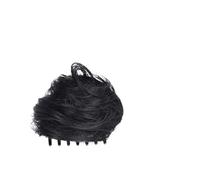 Moño de Pelo Moño desordenado Clip de garra Donut Bun Curly Ponytail Extension Cord Peluca sintética Rebanadas de cabello Moño for mujeres Uso diario Pieza de Pelo de Moño Desordenado (Color : Natura