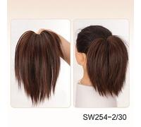 Moño de Pelo Moño desordenado sintético, extensiones de cabello de cola de caballo cortas y rectas largas, moño con banda de goma elástica, peluca for mujer Pieza de Pelo de Moño Desordenado (Color :