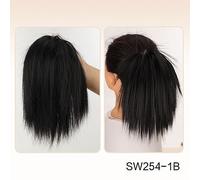 Moño de Pelo Moño desordenado sintético, extensiones de cabello de cola de caballo cortas y rectas largas, moño con banda de goma elástica, peluca for mujer Pieza de Pelo de Moño Desordenado (Color :