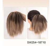 Moño de Pelo Moño desordenado sintético, extensiones de cabello de cola de caballo cortas y rectas largas, moño con banda de goma elástica, peluca for mujer Pieza de Pelo de Moño Desordenado (Color :