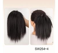 Moño de Pelo Moño desordenado sintético, extensiones de cabello de cola de caballo cortas y rectas largas, moño con banda de goma elástica, peluca for mujer Pieza de Pelo de Moño Desordenado (Color :