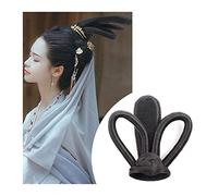 Moño de pelo Moño elegante tocado Retro peluca sintética china antigua Hanfu tocado pelo antiguo chino mujeres Cosplay pelucas Accesorios Pieza de pelo de moño para mujer(VM39)