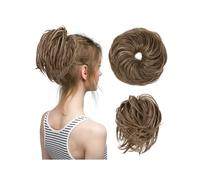 Moño de pelo Moño sintético falso desordenado for mujer, banda rizada, Scrunchie, envoltura, pieza elástica, moño de pelo, cola Cheveux, Updo for mujer Piezas de moño para mujer(Color:10H24)