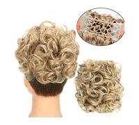 Moño de Pelo Moño sintético for mujer, accesorio for el cabello, extensiones de cola de caballo, rizos, moño desordenado, moño con cordón, peine for el cabello, moño for el cabello Pieza de Pelo de Mo