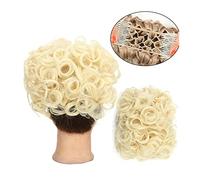 Moño de pelo Moño sintético for mujer, accesorio for el cabello, extensiones de cola de caballo, rizos, moño desordenado, moño con cordón, peine for el cabello, moño for el cabello Pieza de moño para